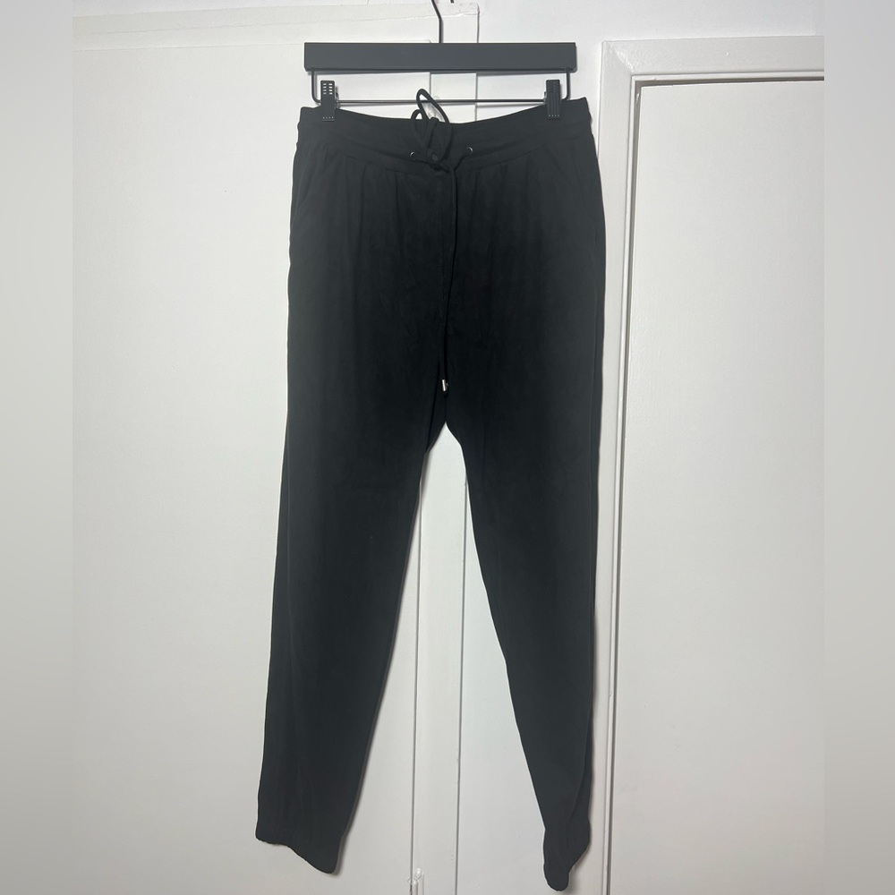 Once Was Patti faux suade Jogger
